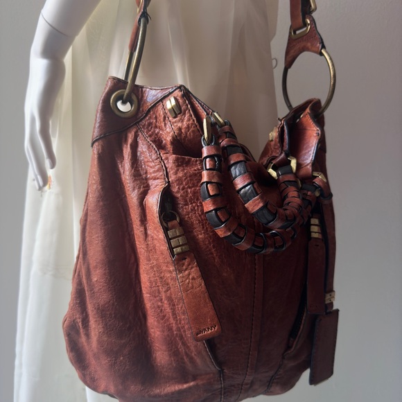 Dr. Yany Brown Leather Handbag - Picture 3 of 16